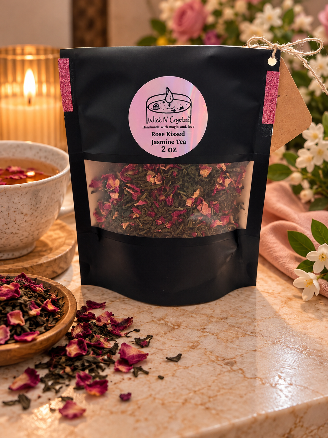 Rose Kissed Jasmine Oolong Tea