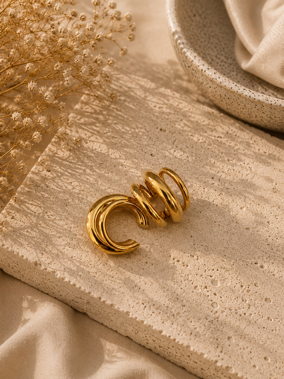 Ames Trilayer Ear Cuff