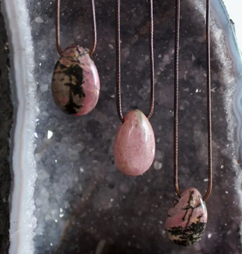 Rhodonite Polished Necklace